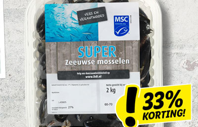 Verse Zeeuwse supermosselen