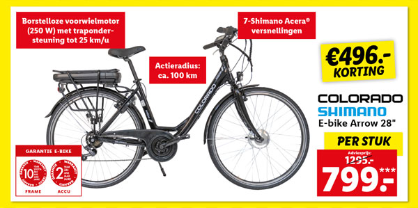 Colorado E-bike Arrow 28 inch