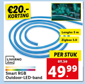 LIVARNO HOME Outdoor-LED-band - Zigbee Smart Home