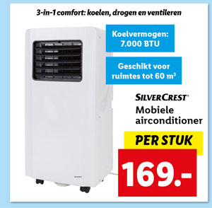 SILVERCREST Mobiele airconditioner 7000 BTU