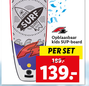 F2 Opblaasbaar SUP-board Kids