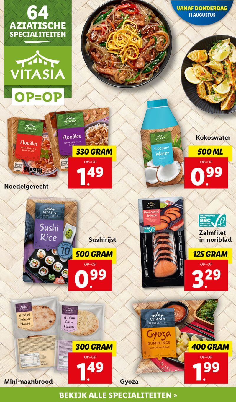 64 Aziatische specialiteiten