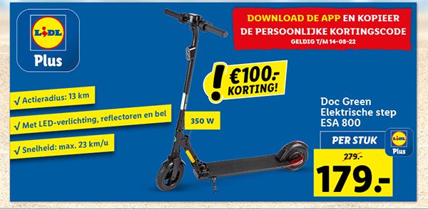 Doc Green Elektrische step ESA 800