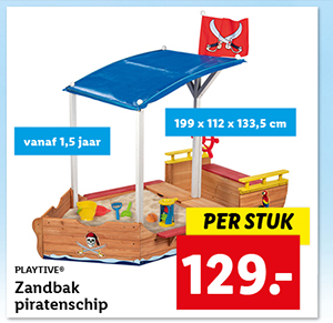 Playtive Zandbak piratenschip