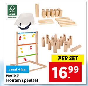 Playtive Houten speelset