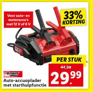 ULTIMATE SPEED Auto-accuoplader met starthulpfunctie
