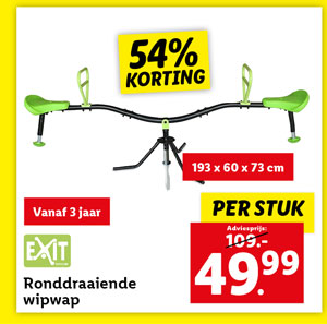 EXIT Ronddraaiende wipwap