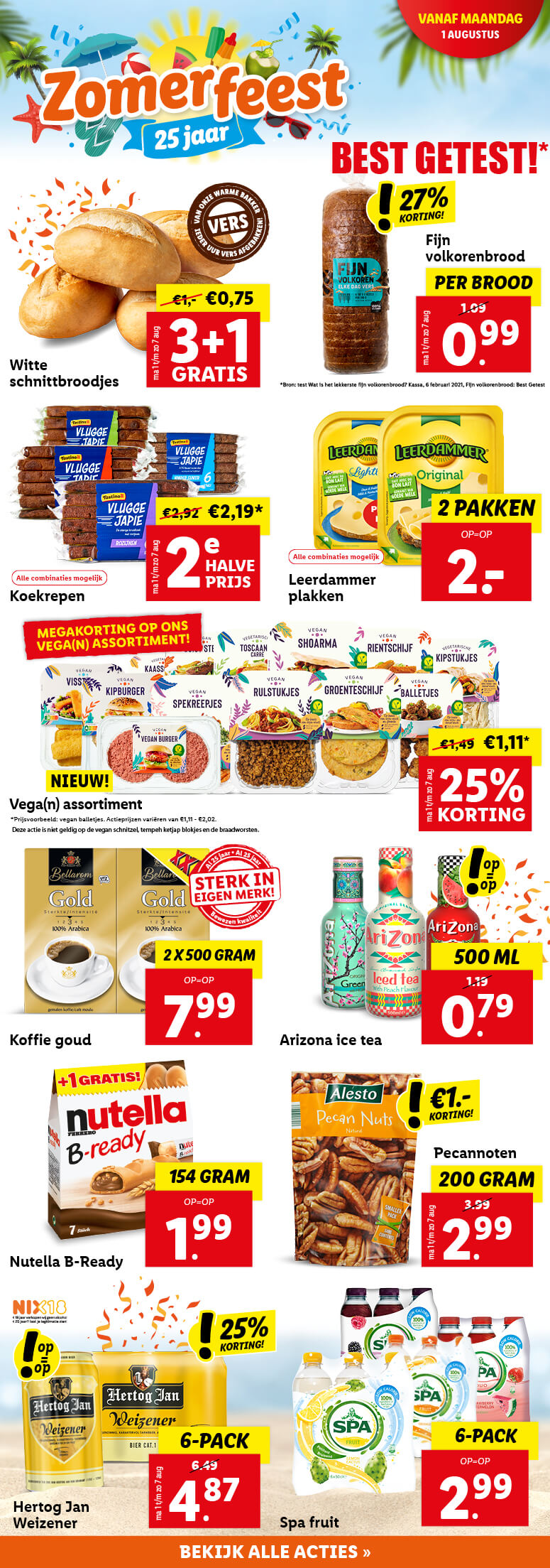 Zomerfeest aanbiedingen