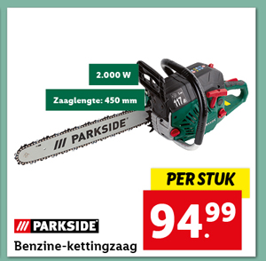 Parkside Benzine-kettingzaag