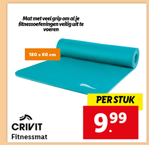 Crivit Fitnessmat 180 x 60 cm