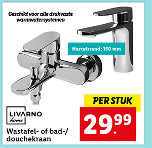 LIVARNO home Wastafel- of bad-/douchekraan