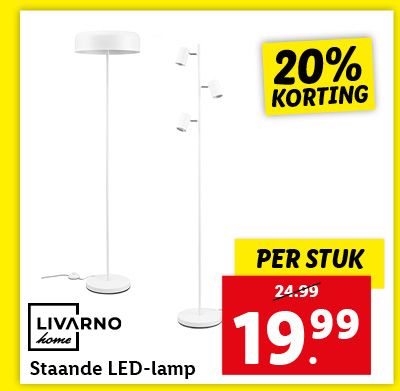 LIVARNO home Staande LED-lamp