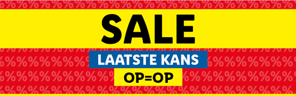 Bekijk alle SALE producten! Alleen online verkrijgbaar en op=op!
