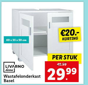 LIVARNO home Wastafelonderkast Basel