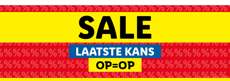 Bekijk alle SALE producten! Alleen online verkrijgbaar en op=op!
