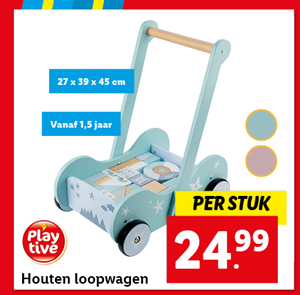 Playtive Houten loopwagen
