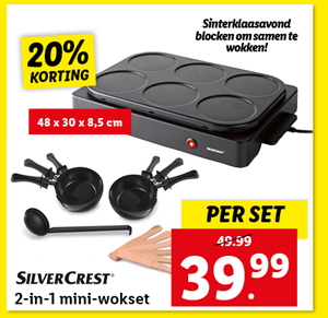 SILVERCREST 2-in-1 mini-wokset