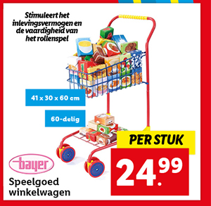 Bayer Design Speelgoed winkelwagen