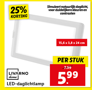 LIVARNO home LED-daglichtlamp