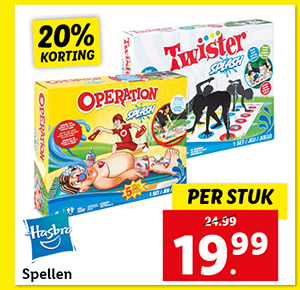 Hasbro Splash twister of operation