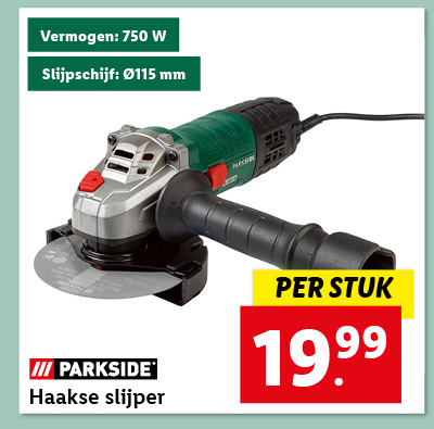 Parkside Haakse slijper