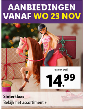 Bekijk vanaf woensdag 23 november alle nieuwe Sint cadeau's