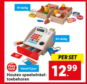 Playtive Houten speelwinkeltoebehoren