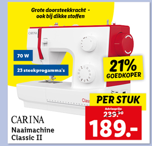 Carina Naaimachine Classic II