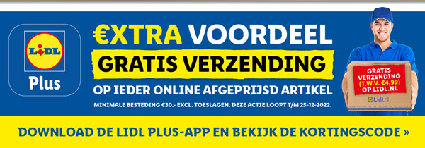 Extra voordeel: Gratis verzending op ieder online afgeprijsd artikel!