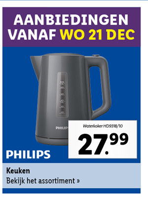 Bekijk alle aanbiedingen voor keukenapparaten vanaf woensdag 21 december