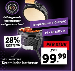 Grillmeister Keramische kamado Grill Egg