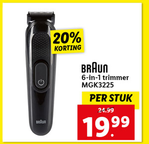BRAUN 6-in-1 trimmer MGK3225