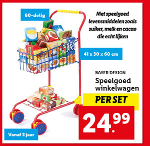 Bayer Design Speelgoed winkelwagen