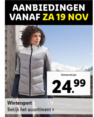 Bekijk vanaf zaterdag 19 november alle wintersportproducten!