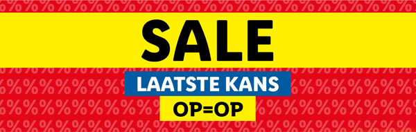 Bekijk alle SALE producten! Alleen online verkrijgbaar en op=op!
