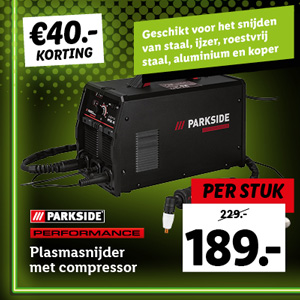 PARKSIDE Plasmasnijder met compressor