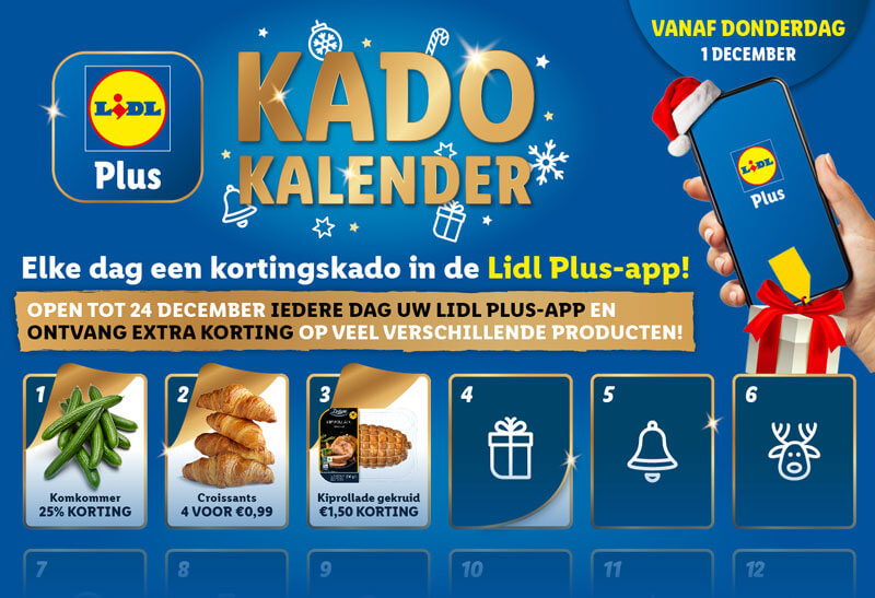 Lidl Plus Kado Kalender