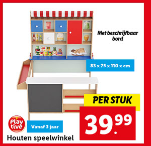 Playtive Houten speelwinkel