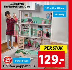 Playtive Houten poppenhuis