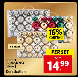 Livarno Home Kerstballen