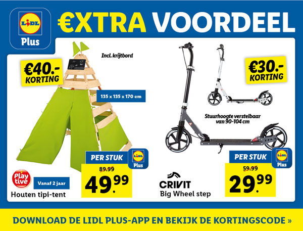 Extra Voordeel met Lidl Plus op speelgoed!