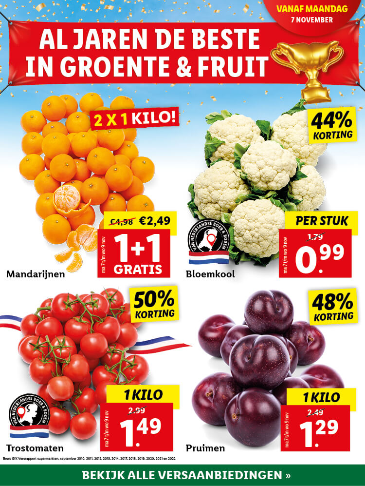 versaanbiedingen van deze week