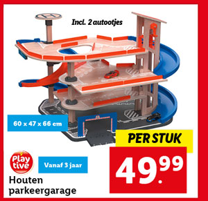 Playtive Houten Die Cast parkeergarage