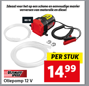 Ultimate Speed Oliepomp 12 V