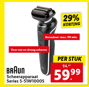 BRAUN Scheerapparaat