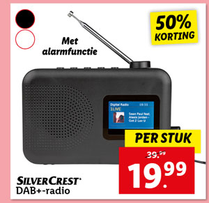 SILVERCREST DAB+-radio met alarmfunctie