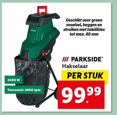 Parkside Hakselaar 2400 W