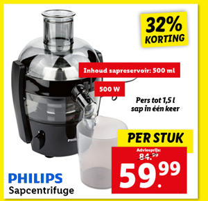 PHILIPS Sapcentrifuge Viva Collection HR1832/00
