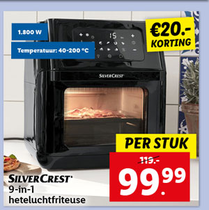 SILVERCREST 9-in-1 heteluchtfriteuse
