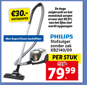 Philips Stofzuiger zonder zak XB2140/09